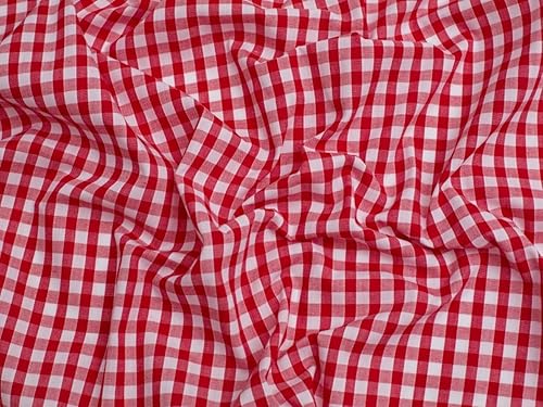 Minerva Tissu vichy beige à carreaux 6,35 mm – Léger et adapté à la couture – Largeur : environ 112,5 cm – Vendu au mètre - Nail Gallerys