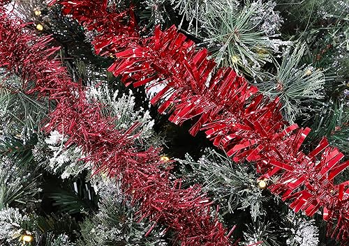 Toyland® Guirlande de guirlandes dorées Fines de 2 m - Décorations Traditionnelles pour Sapin de Noël - Nail Gallerys