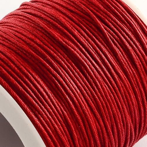 L'attrape-rêve 5 mètres de Cordon Rouge en Coton ciré, épaisseur 1 mm, Longueur 5 mètres - Nail Gallerys