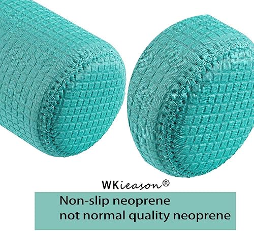 WKieason Lot de 4 manchons isolants refroidisseur canette en néoprène antidérapant pour canettes de bière de 340 ml Noir/rouge/jaune/bleu - Nail Gallerys