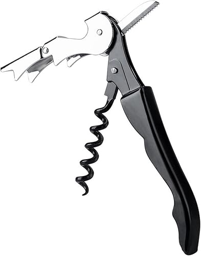 HEYU Lot de 2 décapsuleurs professionnels pour serveur de restaurant, sommelier, barman (noir et jaune) - Nail Gallerys