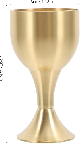 Kichvoe Verre À Vin En Laiton Coupe De Communion Calice À Vin Coupe Du Saint Graal Coupe D'Autel Gobelet Médiéval Coupe D'Église Gobelet Coupe À Vin Calice Pentagramme Verres À Cocktail - Nail Gallerys