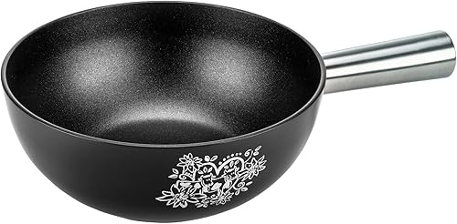 KUHN RIKON Fondue au fromage Caquelon Induction Alpine Love, Aluminium, 22 cm - Nail Gallerys