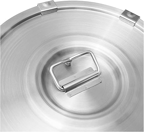 Royal Catering RC-TFT22 Conteneur Isotherme Inox Alimentaire Professionnel Traiteur Chaud Froid (22 l, Double paroi isolée, Couvercle avec fermoirs grenouille) - Nail Gallerys