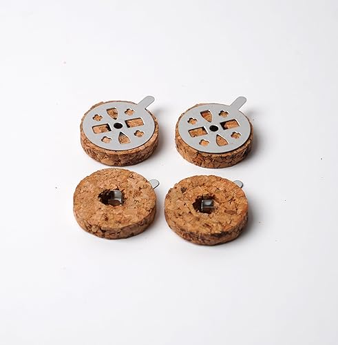 Lot de 20 flotteurs ronds en liège avec poignée pour lampes de veillée – Bougies flottantes, coin de prière, autel de maison - Nail Gallerys