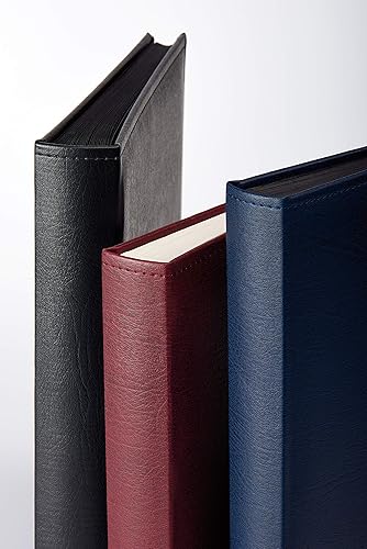 Walther Design Album Photo Noir 200 Photos 13 x 18 cm Livre à Enfiler Memo Similicuir avec surpiqûres sur Tout Le pourtour, Deluxe ME-287-B - Nail Gallerys