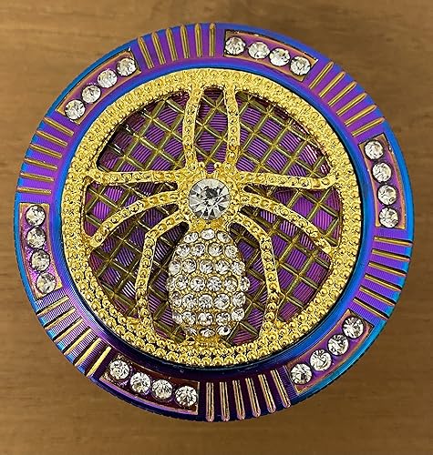 Spider Grinder - Bling Bling - Moulin à herbes - Spectrum 50 mm - 4 pièces - Diamond Teeth - Nail Gallerys