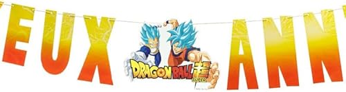Chaks Guirlande Papier Dragon Ball Z 250 cm - Multicolore - Nail Gallerys