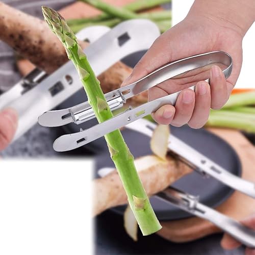 Asperges Peeler - Nikou asperges en acier inoxydable Légumes Peelers multifonction Remover tomate 1pcs - Nail Gallerys