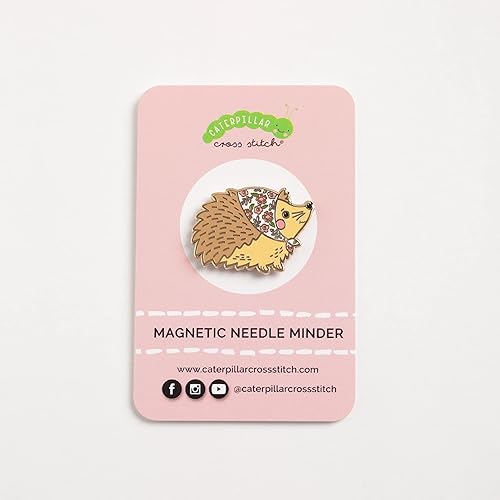 Needle Minder - Hérisson pour point de croix, couture, broderie et accessoires de couture - émail et magnétique - Nail Gallerys