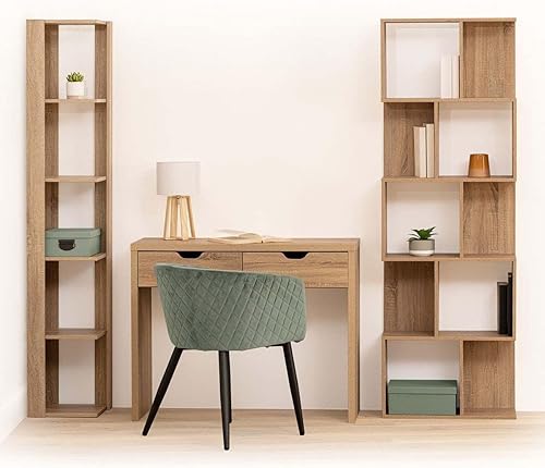 5 five simply smart Étagère Colonne d Angle Effet chêne Naturel Beige - Nail Gallerys