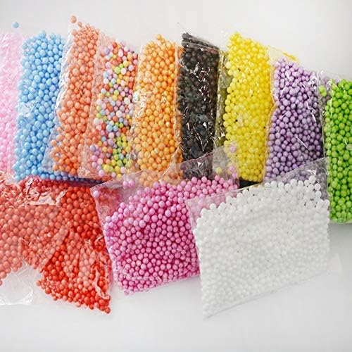 fast-shop Lot de 13 000 perles en mousse de polystyrène pour décoration de boules de Noël Blanc - Nail Gallerys