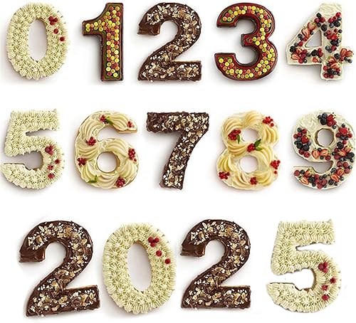 Moules à Gâteau Numérique en Silicone,Numéros 3 de Chiffre Nombre à Forme Moule à Gâteau Silicone pour Fête D'anniversaire, Anniversaire de Mariage (10 pouces 25 cm) - Nail Gallerys