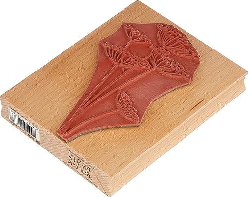 Florilèges Design FH112001 Tampon Scrapbooking Fleurs Légères Beige 13 x 10 x 2,5 cm - Nail Gallerys