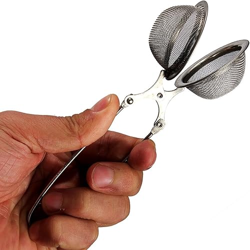 Torribala Pince à thé en acier inoxydable, boule à thé, infuseur, pince à épices, accessoires, épices, œufs - Nail Gallerys