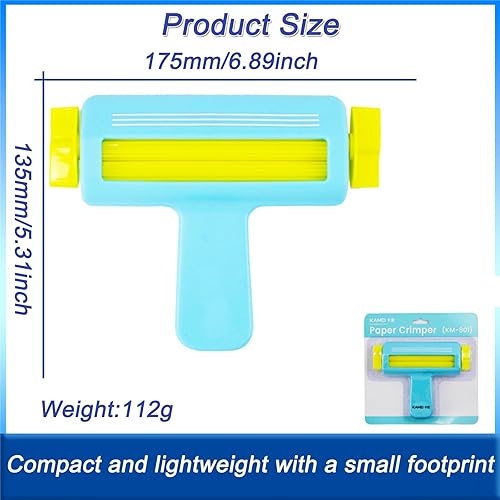 Outil de Quilling pour Papier Onduleuse en Papier Et Carton Pince A Sertir Papier Outil de Fabrication de Papier Ondulé Machine de Gaufrage Manuelle Papier pour Loisirs Créatifs, Scrapbooking（Bleu） - Nail Gallerys