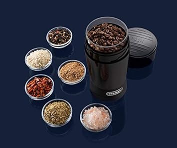 De'Longhi Moulin à café électrique KG200 - Lame en acier inoxydable - Capacité : 90 g - Noir - Nail Gallerys