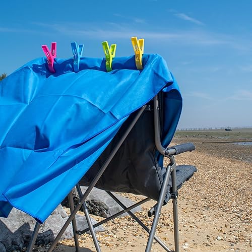 TRIXES Lot de 8 Pinces à Serviettes de Plage en Plastique de Couleur Vive pour Chaise Longue de Bronzage, différentes Couleurs - Nail Gallerys