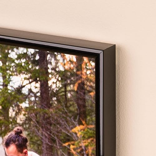 Wanapix | Agrandissement Photo 30x30 avec Cadre en Aluminium Noir | Votre Photo Imprimée sur Carton Plume et Encadrée en Aluminium | Tableau Personnalisé Décoratif pour Mur 30x30 cm - Nail Gallerys