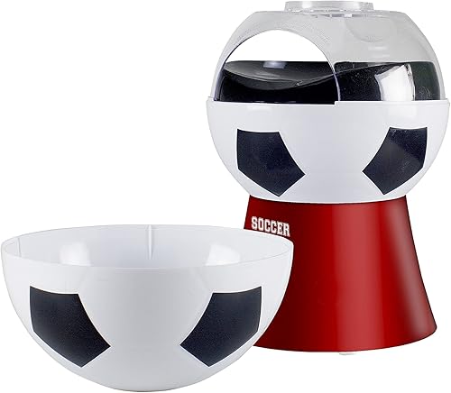 BEPER P101CUD051 Machine à Popcorn 'Football Edition' - Popcorn sans graisse en 3 minutes - Nail Gallerys