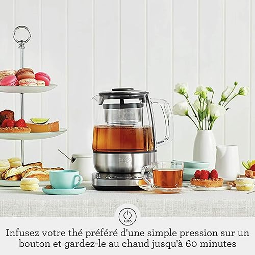 Sage - The Tea Maker - Théière, Infuseur pour chaque type de thé - Hickory Fumé - Nail Gallerys