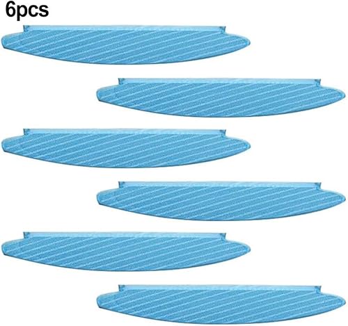 Lot de 6 serpillères en microfibre pour aspirateur robot Ecovacs, pour Deebot N20 N20 Plus, lavables et réutilisables - Nail Gallerys