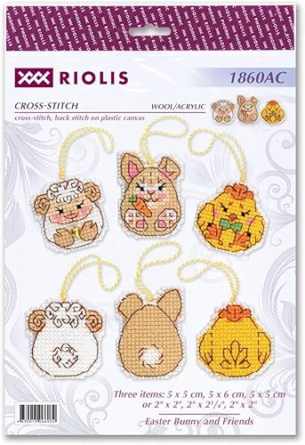 Riolis Kit de Point de Croix, Multicolore, 5x5,5x5,5x6cm - Nail Gallerys