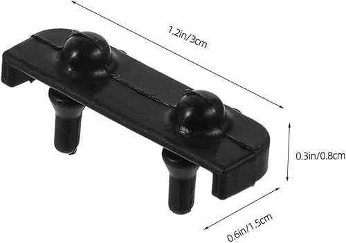 ZUNOXAZ 20 Pièces Accessoires pour friteuse Pieds à la friteuse à air pieds de friteuse à air Pare-chocs en silicone pour friteuse pièces de rechange Gel de silice Noir - Nail Gallerys