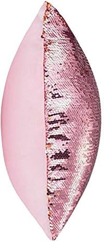 MOCOFO Lot de 2 Housses de Coussin réversibles à Paillettes - 40 x 40 cm - Nail Gallerys