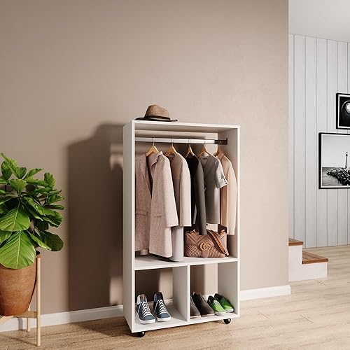 Vicco Armoire Sydney, Blanc, 70 x 128 cm - Nail Gallerys