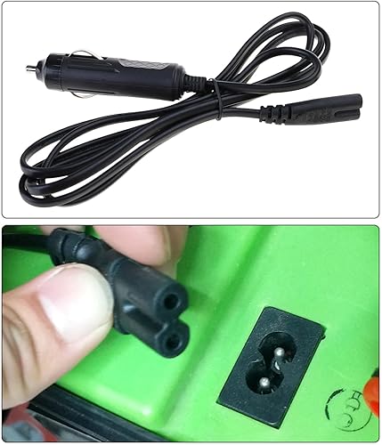 YUOIUX Cordon d'alimentation pour boîte à déjeuner de 1,6 m, 12 V 24 V, cordon d'alimentation électrique chauffant pour boîtes à déjeuner - Adaptateur pour voiture - Nail Gallerys