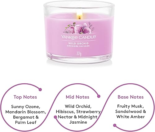 Yankee Candle Bougie votive farcie – Orchidée sauvage - Nail Gallerys