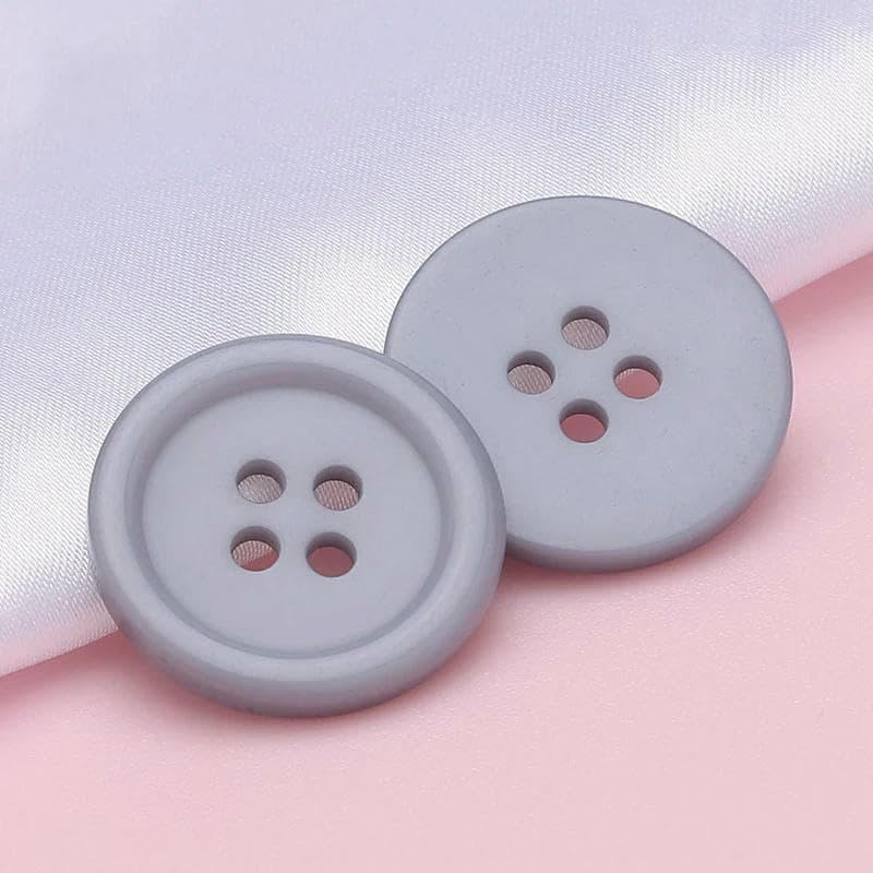 Lot de 10 boutons ronds en résine de 9 à 30 mm, couleur unie, pour couture, scrapbooking, vêtements d'enfants, poupées, accessoires artisanaux, orange, 30 mm - Nail Gallerys