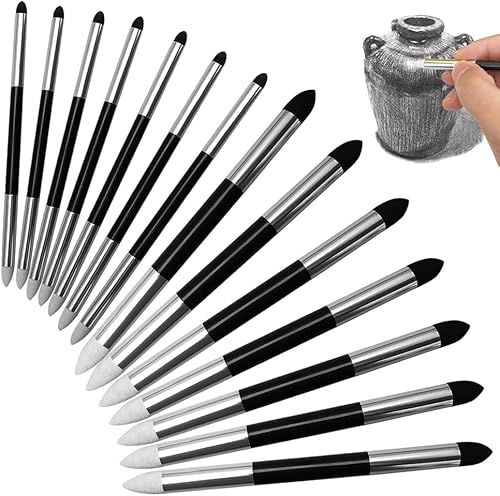 Rordigo Éponge à Mélanger pour l'art - Stylo Lavable, Croquis, Estompe et Pinceau en Éponge - Nail Gallerys