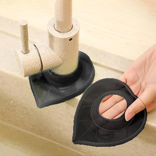 Tapis de robinet pour évier de cuisine, protection anti-éclaboussures - Tapis de récupération d'eau en forme de cœur - Tapis d'égouttement pour robinet, accessoire d'évier pour plans de travail de - Nail Gallerys