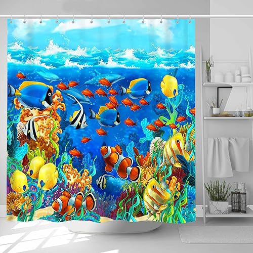 ANHOPE Rideau de Douche Tropical Perroquet Fleur Imperméable Anti Moisissure Lavable Tissu Polyester Rideaux de Douche avec 12 Crochets pour Salle de Bain Baignoire 180 x 200 cm - Nail Gallerys