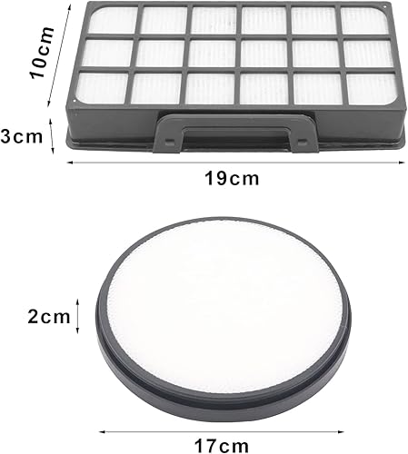 DingGreat Filtre Remplacement Hepa pour Aspirateur Rowenta X-Trem Power Cyclonic ZR006001 (RO69xx), 1 Fitre Pré-moteur + 1 Hepa de Filtre Accessoire pour Aspirateurs - Nail Gallerys