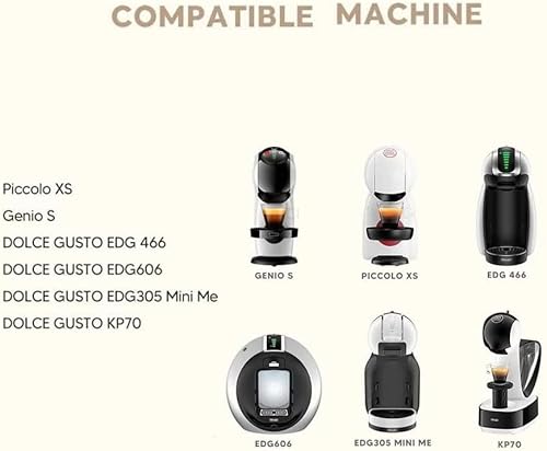 Adaptateur de capsules Dolce Gusto - Réutilisable - Pour capsules à expresso - Compatible avec Dolce Gusto Genio S/Piccolo XS - Nail Gallerys