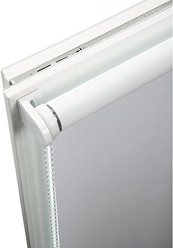 GARDINIA Support adhésif pour stores, Pour le montage collé de stores sur le battant de la fenêtre sans percer ni visser, plastique, blanc, 2 pièces - Nail Gallerys