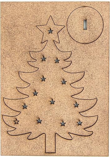 Logbuch-Verlag - 3 miniatures de la nativité en bois - Crèche de table, petites figurines de la nativité à offrir - Idée cadeau de Noël pour appartement, les clients - Nail Gallerys