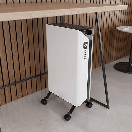 Duux Edge Oil - Radiateur à huile intelligent avec thermostat - Radiateur rempli d'huile 2000 W avec mode Boost - Blanc - Nail Gallerys