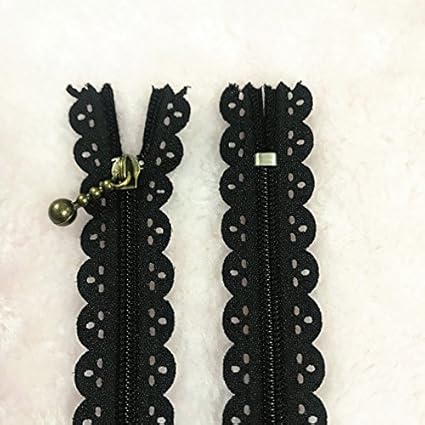 WKXFJJWZC Lot de 40 Fermeture à glissière 50cm Attaches colorées en Dentelle avec extrémités fermées en Nylon pour Sacs à Main Multicolore - Nail Gallerys