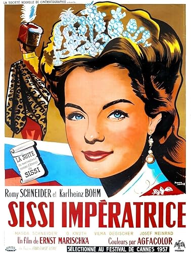 SUCCESS STORY Poster SISSI IMPÉRATRICE, ROMY SCHNEIDER, Affiche film, Vintage, Déco murale (40X60) HQ (sans cadre) - Nail Gallerys