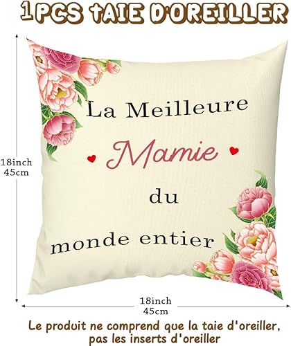 Cadeau Mamie,Cadeau Fete des Meres,Cadeau Fête des Mères,Cadeau pour Mamie,Cadeau Mamie Anniversaire,Cadeau pour Grand Mere,Cadeau Femme,Cadeau Mamie Noel,Cadeau Fete des Grand Mere,Housse De Coussin - Nail Gallerys
