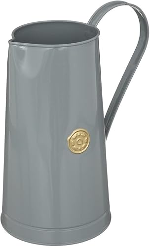 JJA CRUCHE BROCANTE Acier Émaillé 25x20x13.5cm - Vintage - Écru - Nail Gallerys