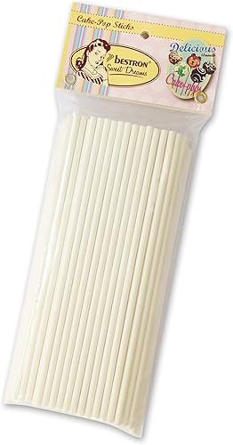 Bestron Bâtonnets en Papier pour Cakepops, Sweet Dreams, 1x100 pièces - Nail Gallerys