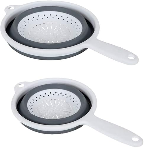 Addis Pop & Store Grande passoire pliable avec poignée, Plastique, 16.5 cm / 6.5 inches - Nail Gallerys