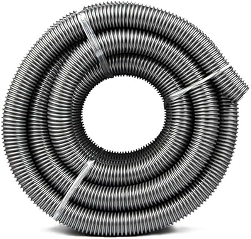 Tuyau flexible pour aspirateur, diamètre intérieur de 50 mm avec raccord fileté pour tâches de nettoyage et environnements (4 m) - Nail Gallerys