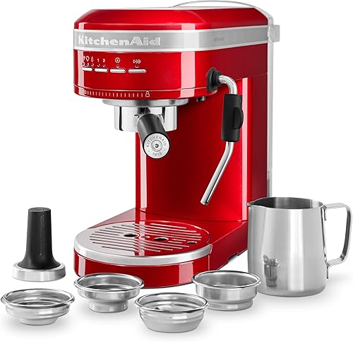 KitchenAid MACHINE À ESPRESSO - ARTISAN - POMME D'AMOUR 5KES6503ECA - Nail Gallerys