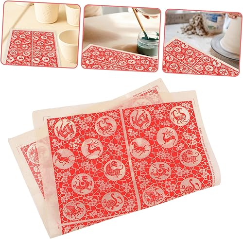 Housoutil 1 Feuille transferts sous glaçure pour céramique décor décalque d'émail argile Pochoir decalcomanie décalcomanie papier transfert céramique papier de transfert pour la poterie - Nail Gallerys